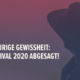 Veranstaltungsverbot COVID19 - Trucker & Country-Festival 2020